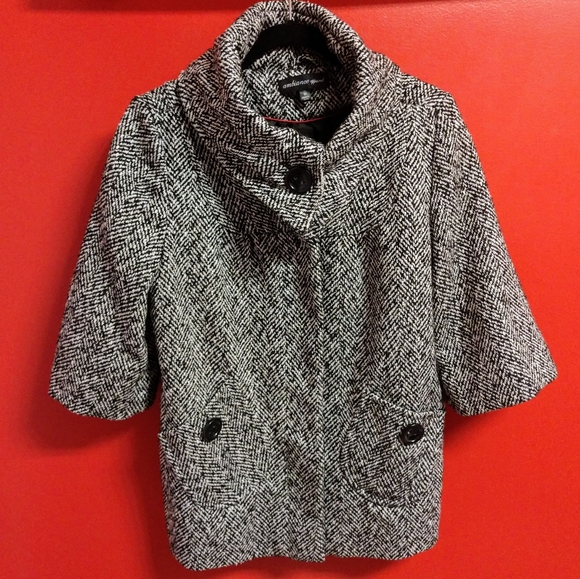 Ambiance Jackets & Blazers - Ambiance Apparel Herringbone Jacket